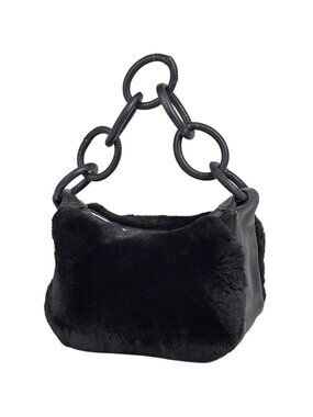 Chanel CC Logo Shoulder Bag Black